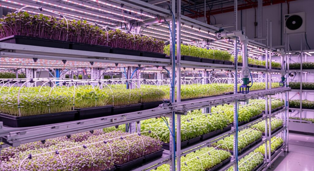 Indoor microgreen farm